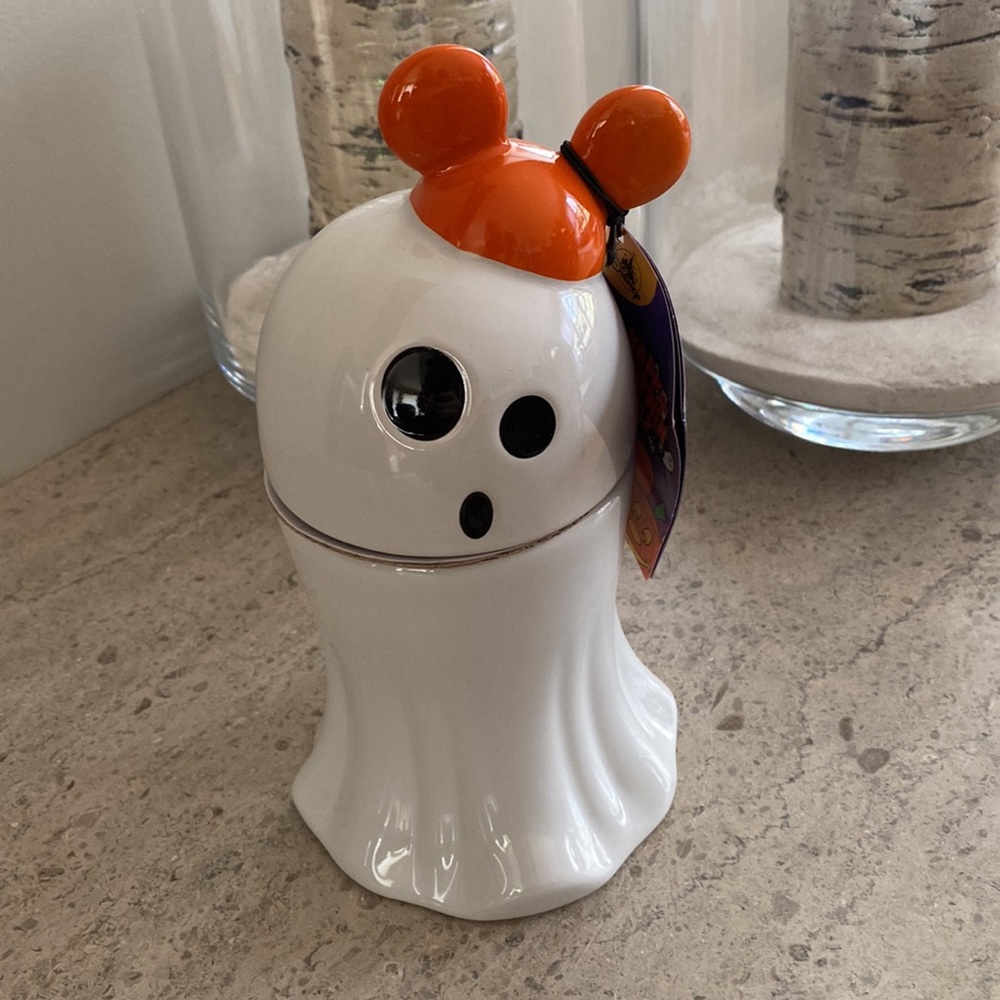 Disney Mickey Mouse Ghost Ceramic Candle - Picture 3 of 9